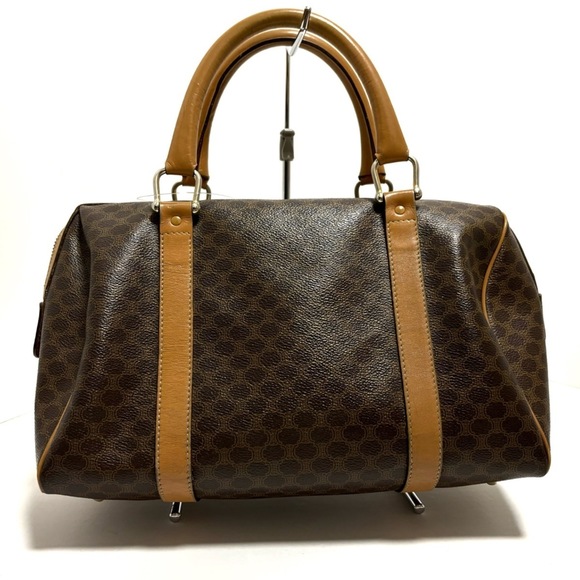 Celine Macadam Pattern Handbag Brown - Picture 3 of 8